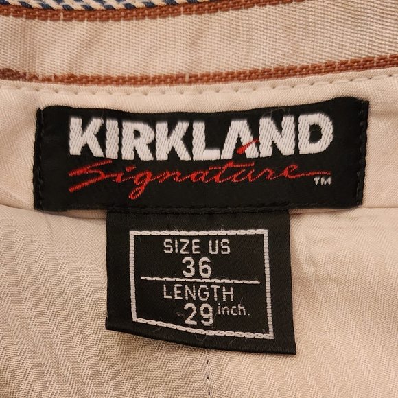 Men's slacks from Kirkland Signature by Warren of Strafford Size 36/29 Like New - Picture 5 of 6